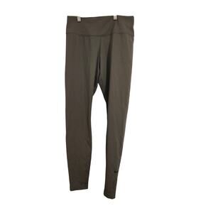 Nike Dri-Fit Army Green Leggings Size M Women’s Athletic Pants w/ Pocket
